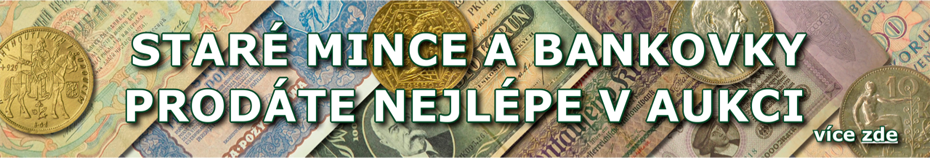 Aukce mincí a bankovek